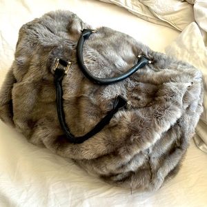 Faux Fur Tote Bag